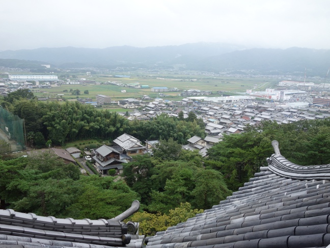 伊賀上野城からの展望