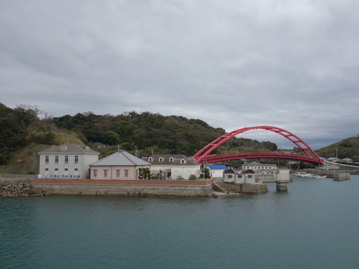 口之津港、旧税関と橋